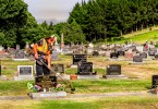 Cemetery trimming